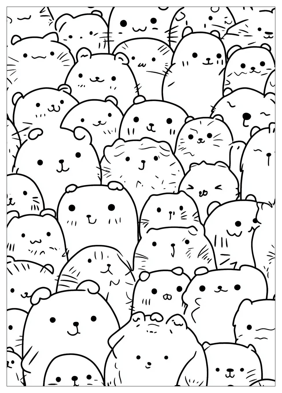 Sumikko Gurashi Coloring Pages-3