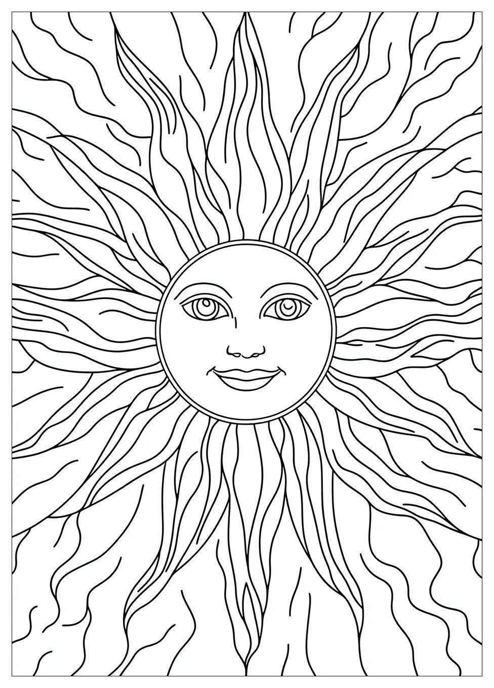 Sunshine Coloring Pages-1