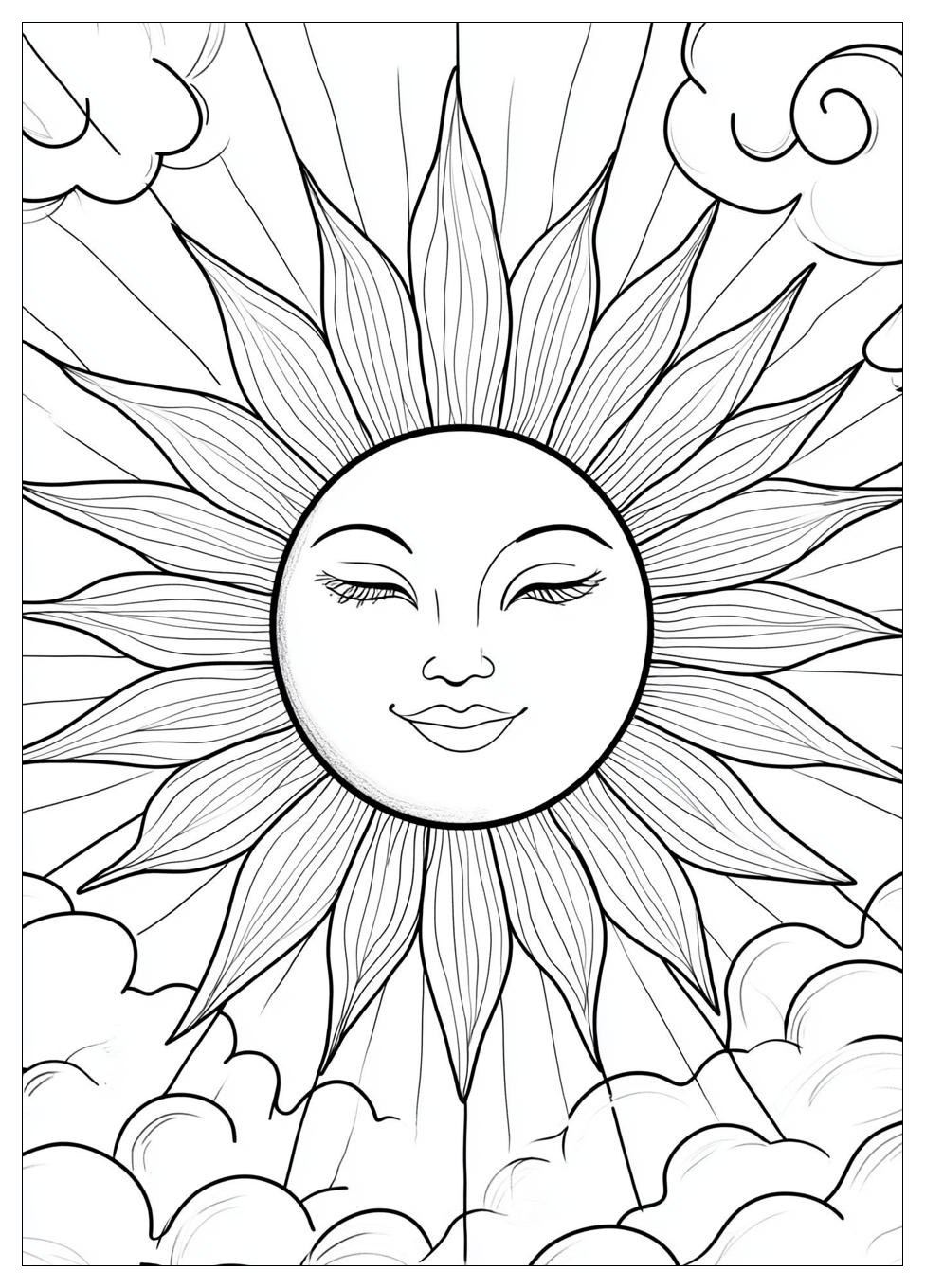 Sunshine Coloring Pages-11