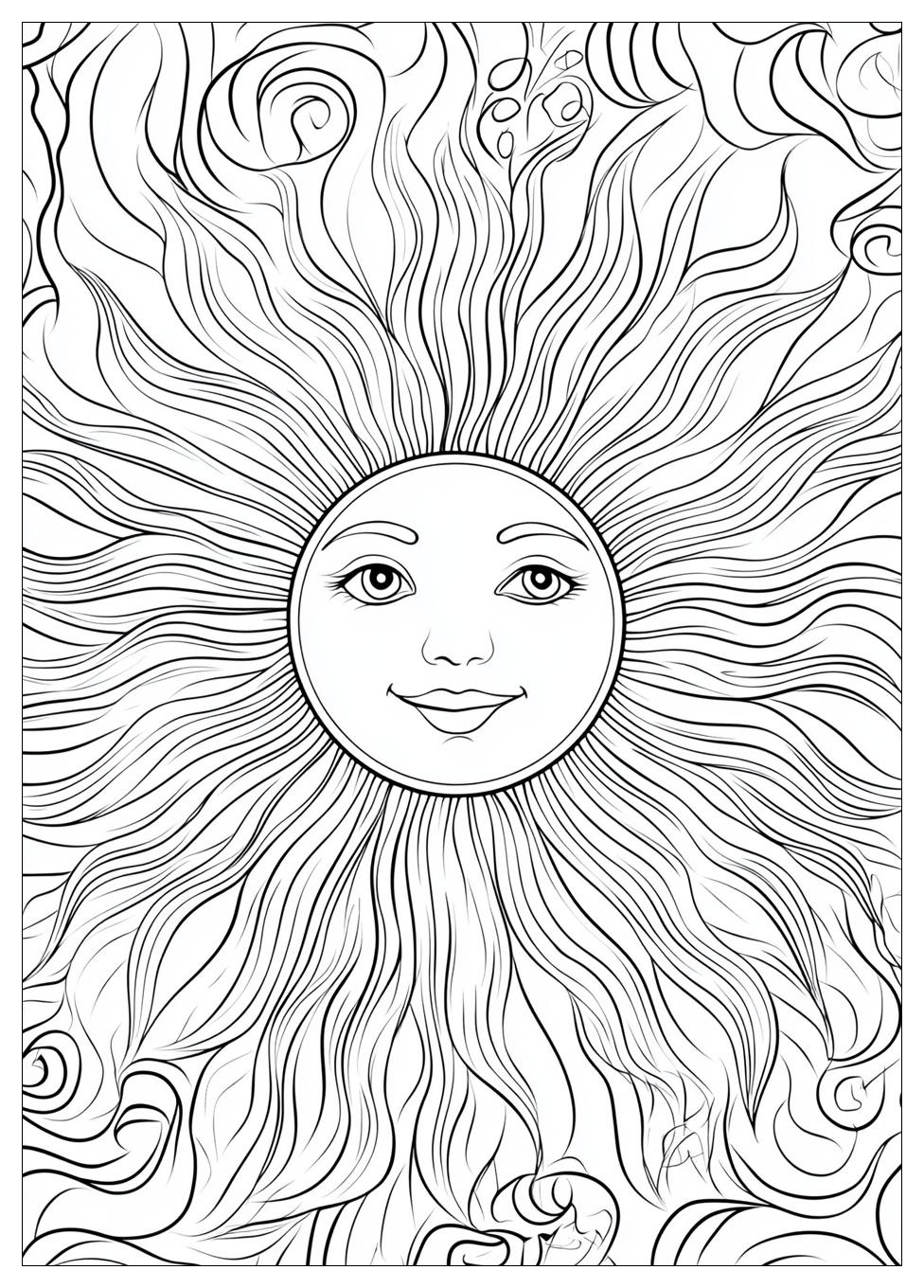 Sunshine Coloring Pages-13