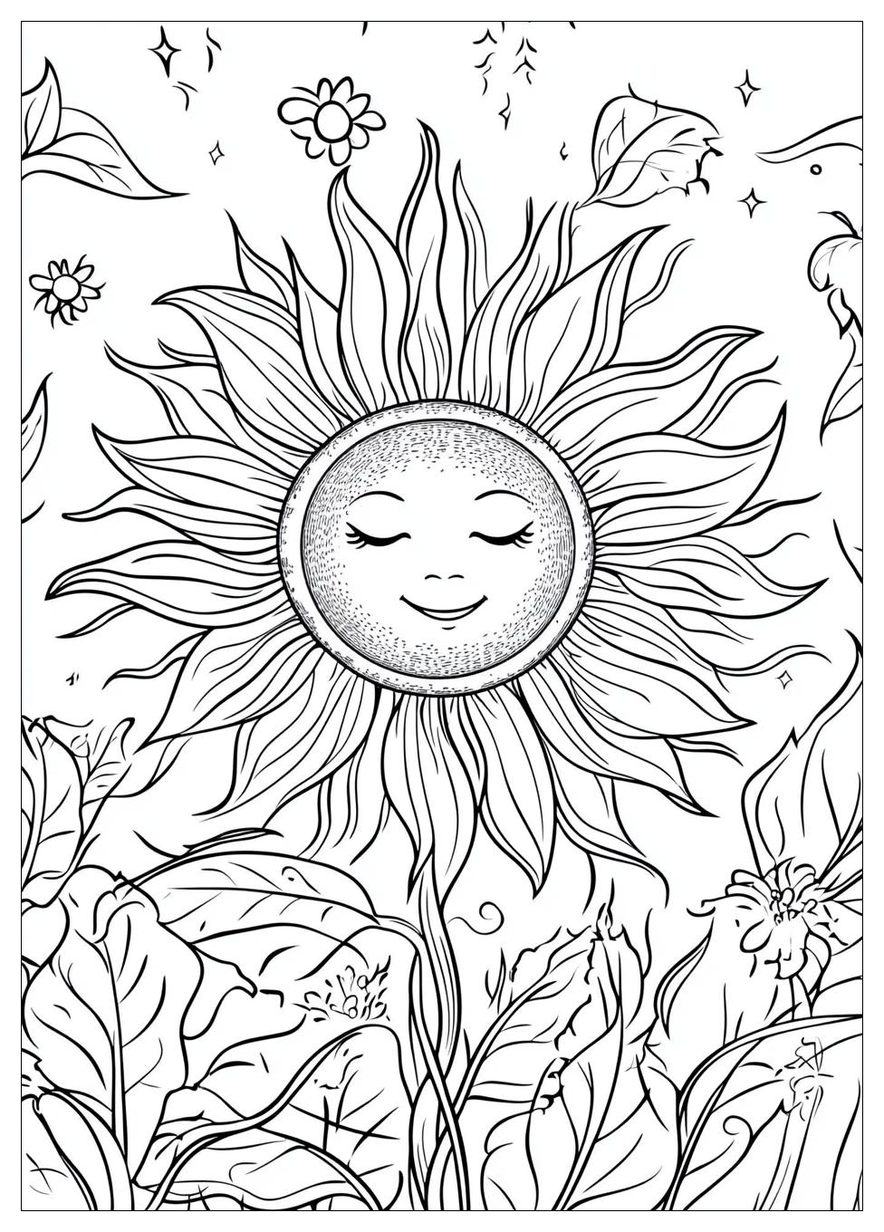 Sunshine Coloring Pages-19