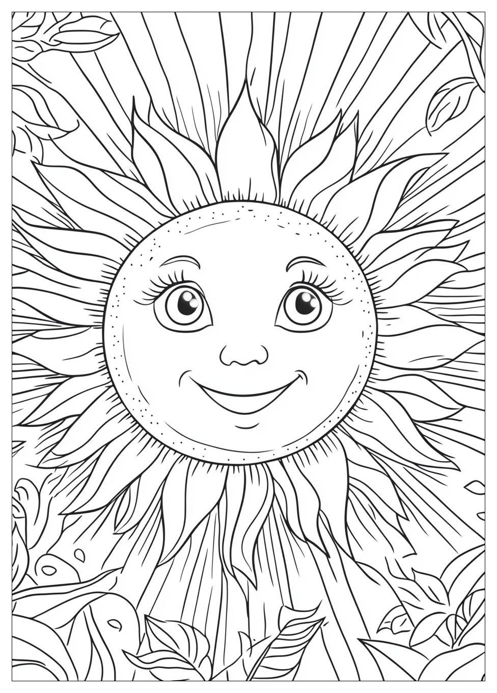 Sunshine Coloring Pages-2