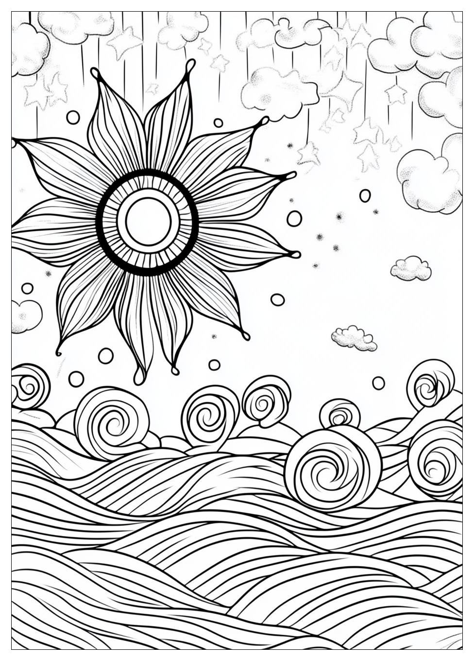 Sunshine Coloring Pages-9