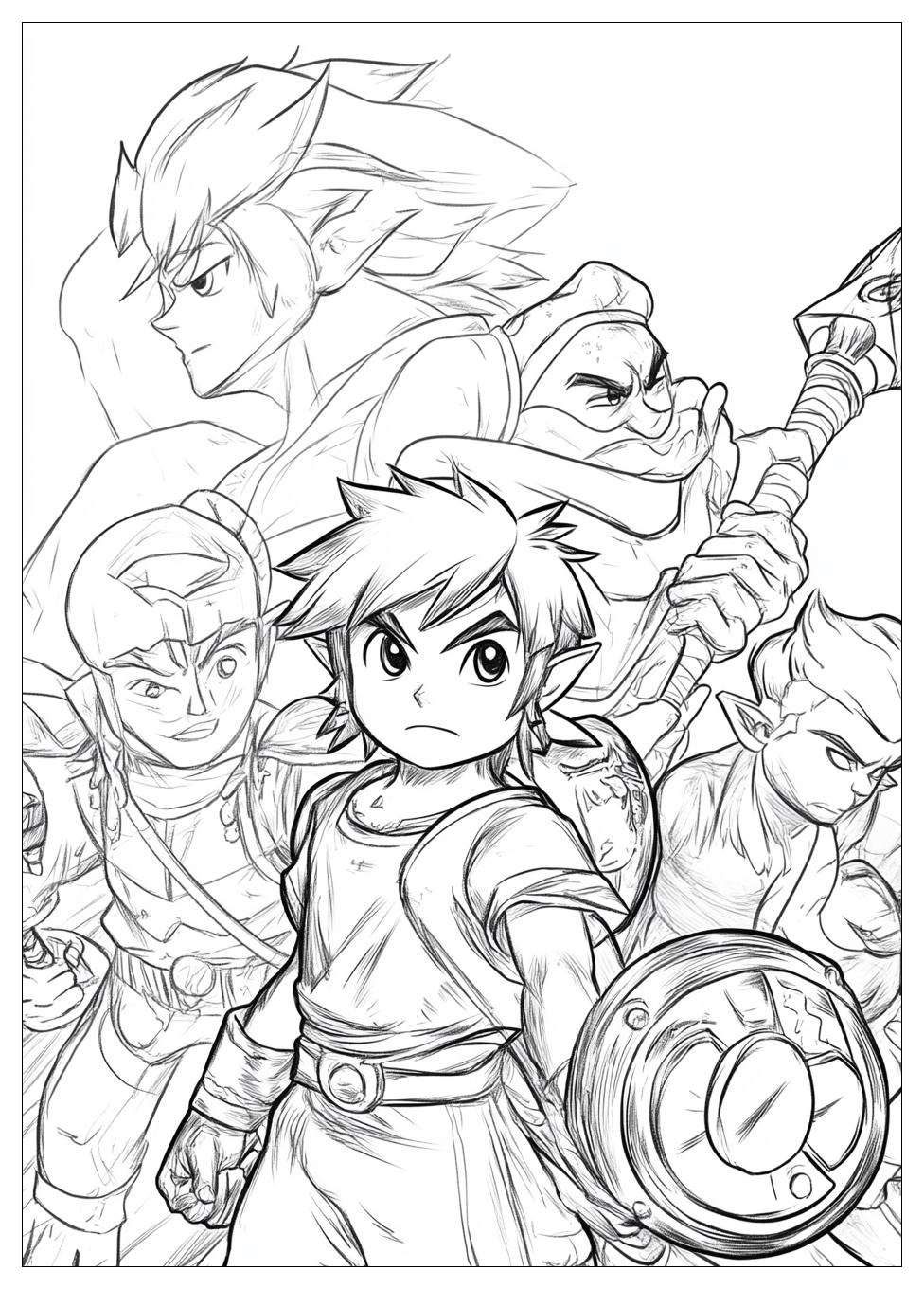 Super Smash Bros Coloring Pages-11