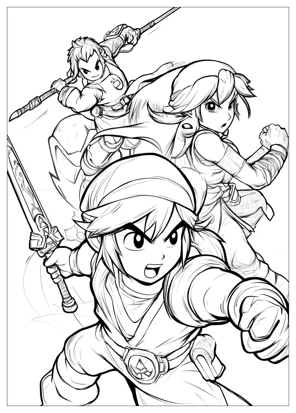 Super Smash Bros Coloring Pages-5