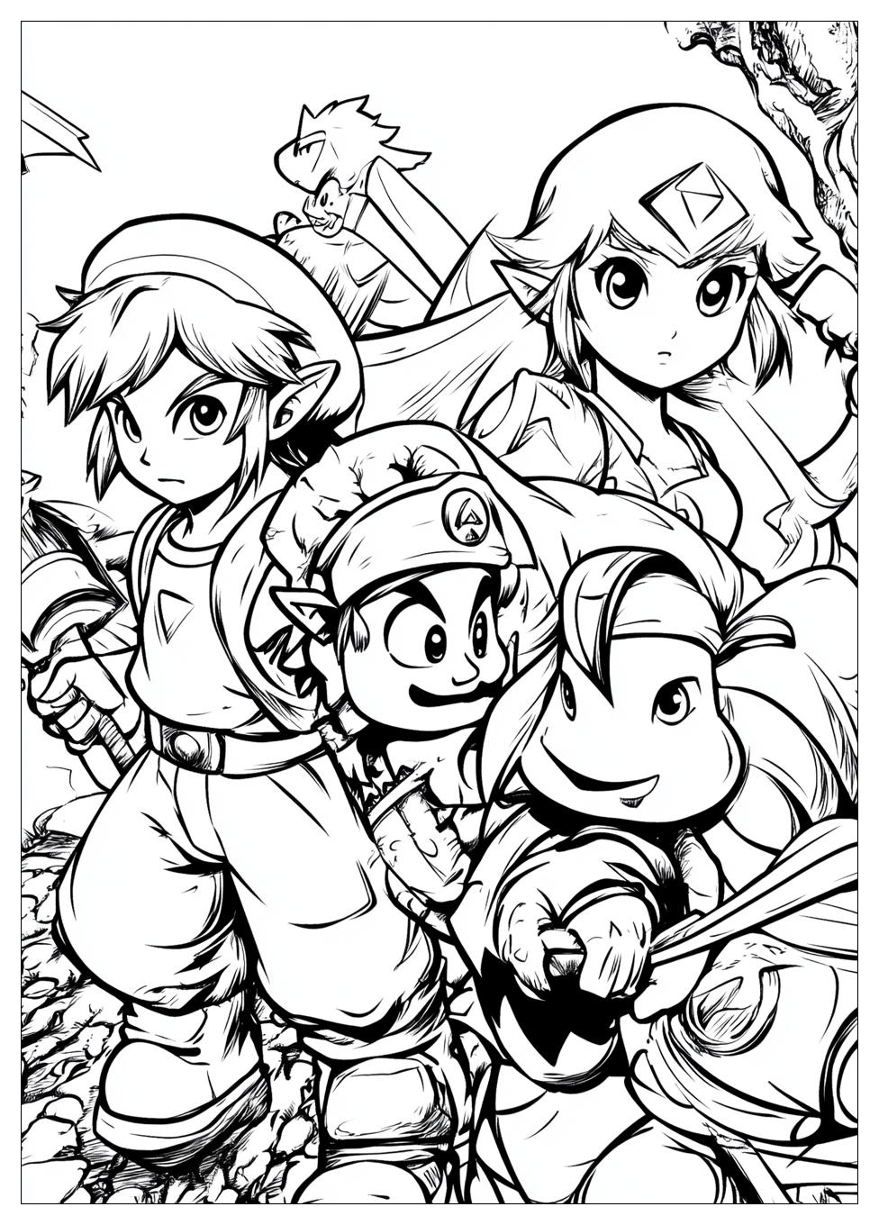 Super Smash Bros Coloring Pages-7