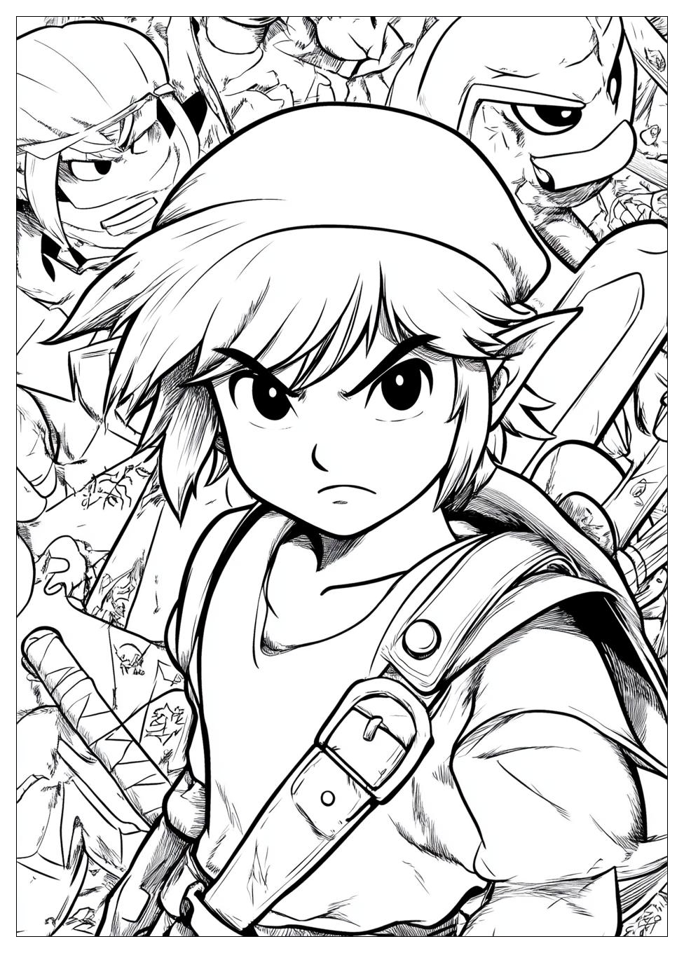 Super Smash Bros Coloring Pages-9