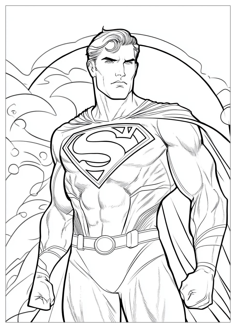 Superman Coloring Pages-11