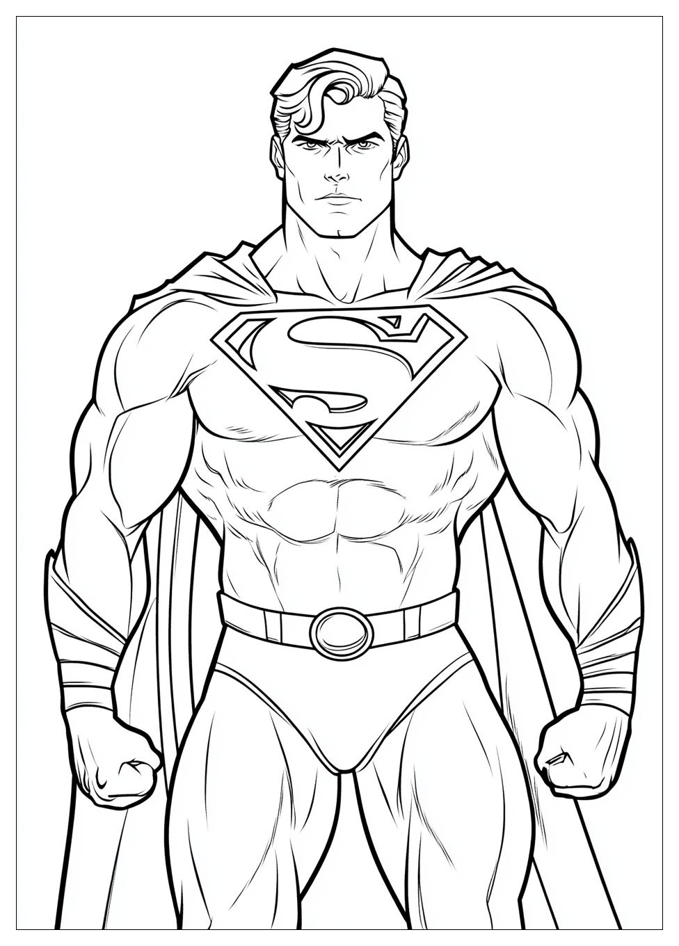 Superman Coloring Pages-12