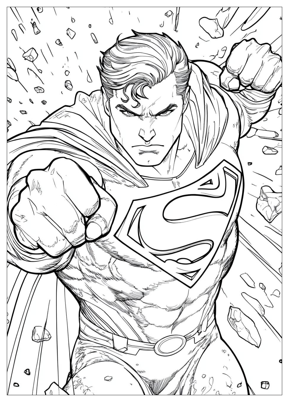Superman Coloring Pages-13