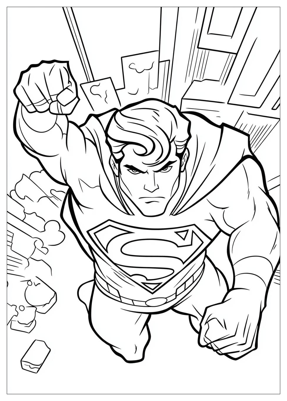 Superman Coloring Pages-8