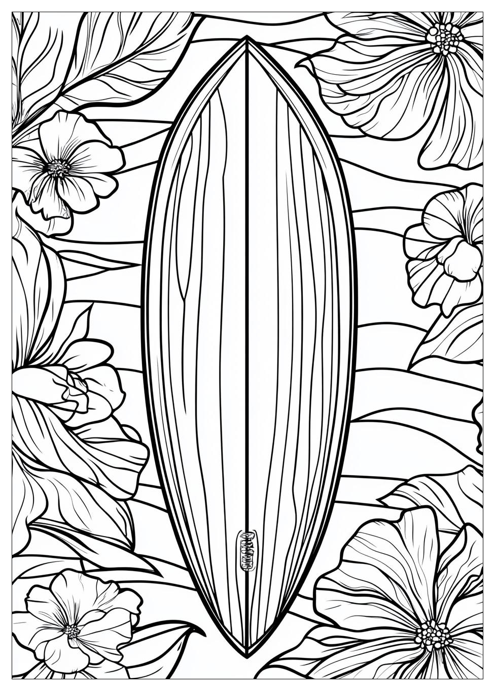 Surfboard Coloring Pages-14