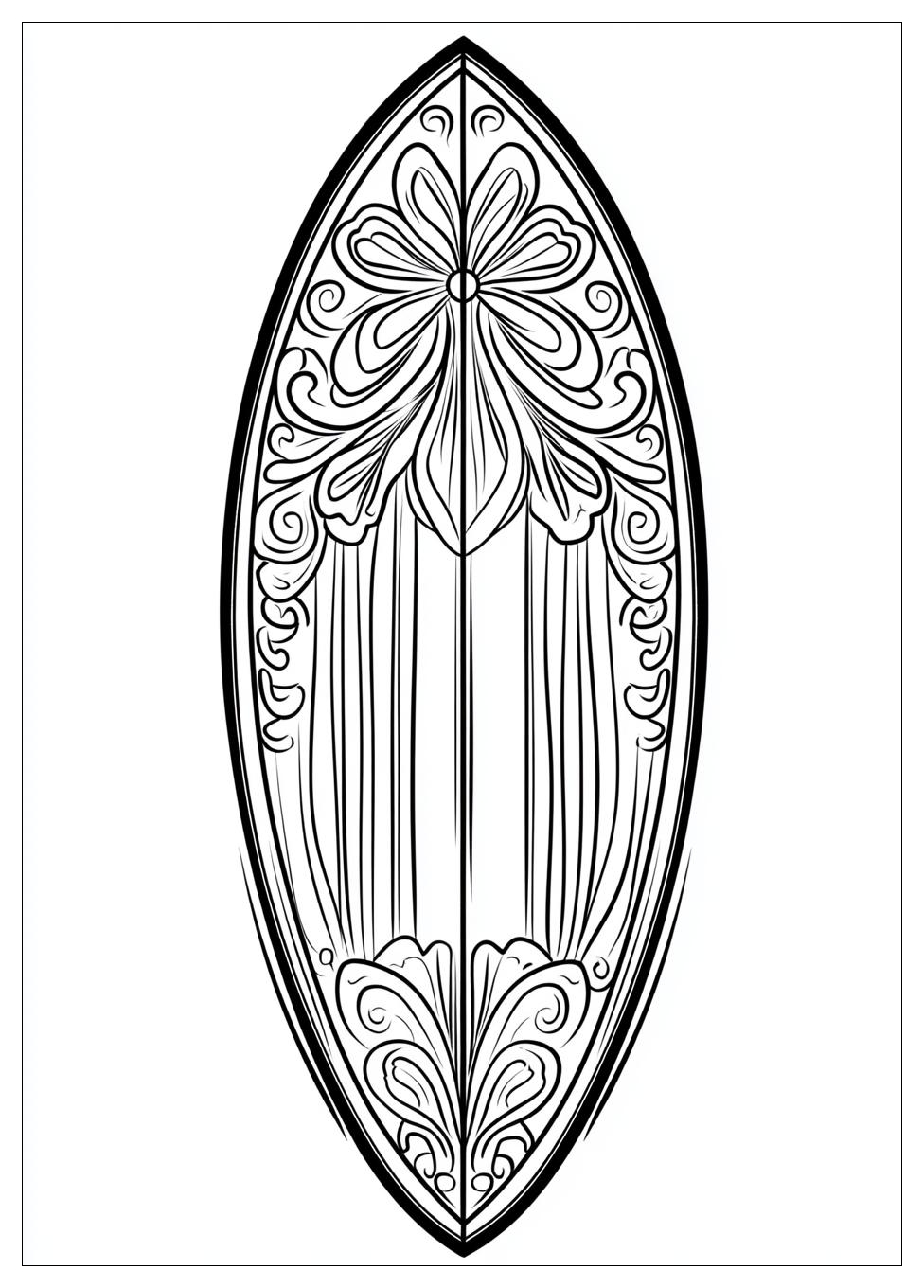 Surfboard Coloring Pages-16