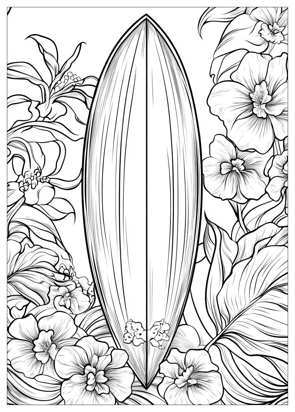 Surfboard Coloring Pages-17