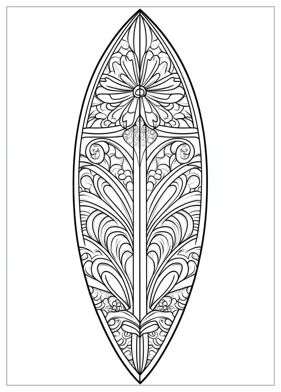 Surfboard Coloring Pages-19