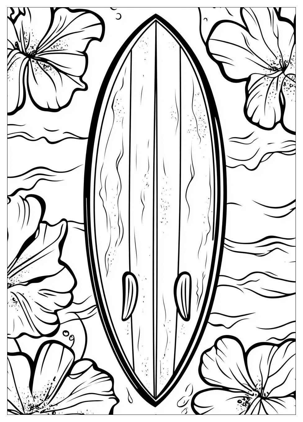 Surfboard Coloring Pages-3