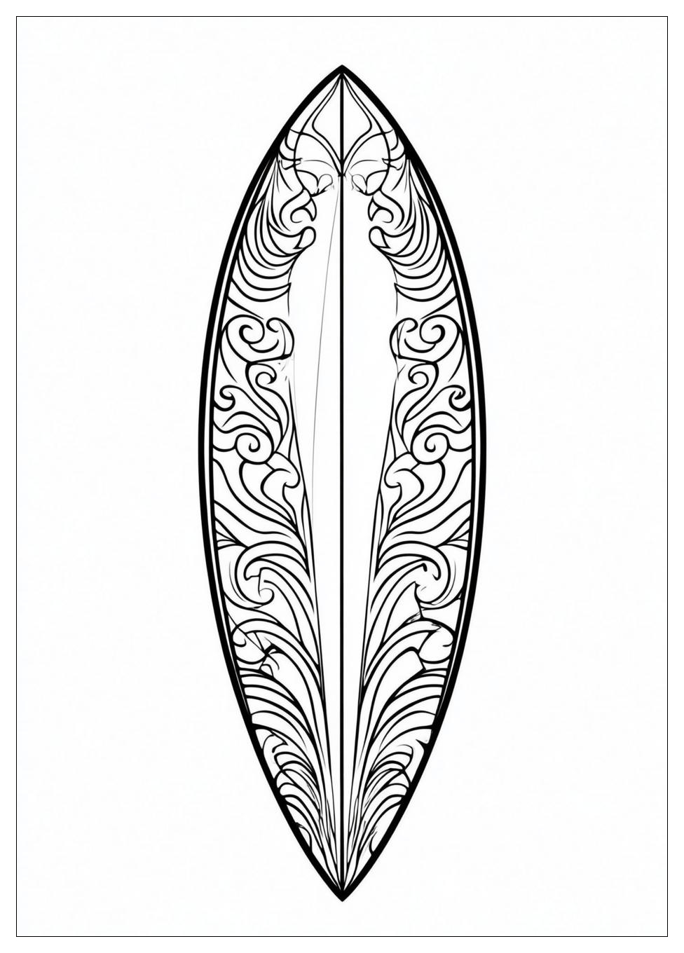 Surfboard Coloring Pages-9