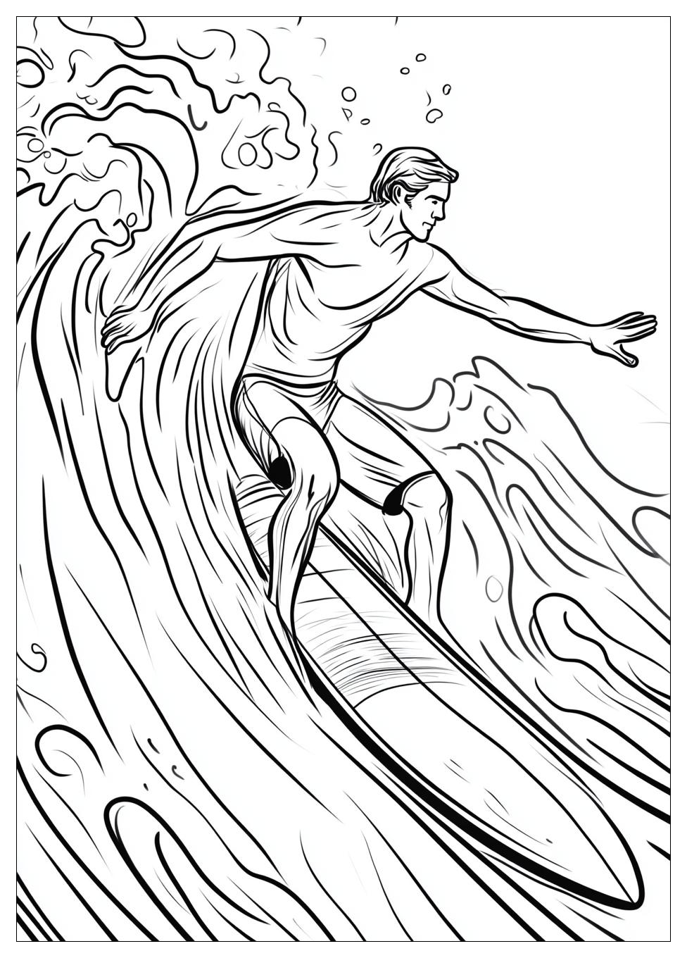 Free Printable Surfing Coloring Pages 11 Surfing Coloring Pages-11