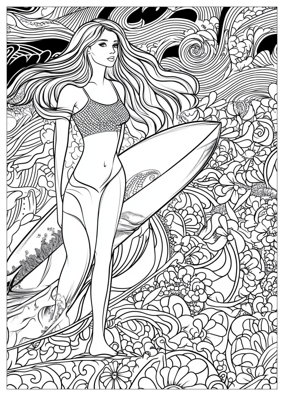 Free Printable Surfing Coloring Pages 13 Surfing Coloring Pages-13