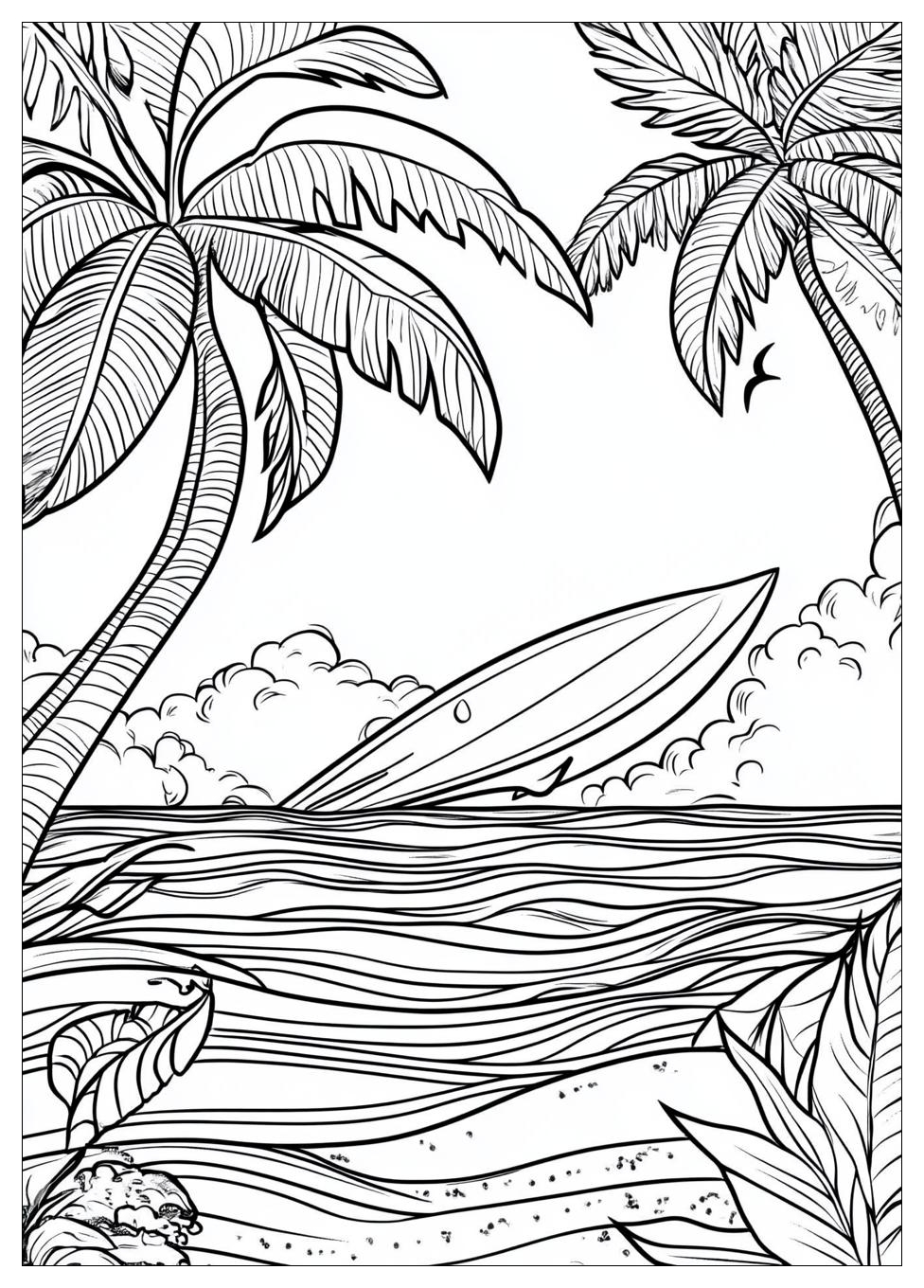 Free Printable Surfing Coloring Pages 14 Surfing Coloring Pages-14