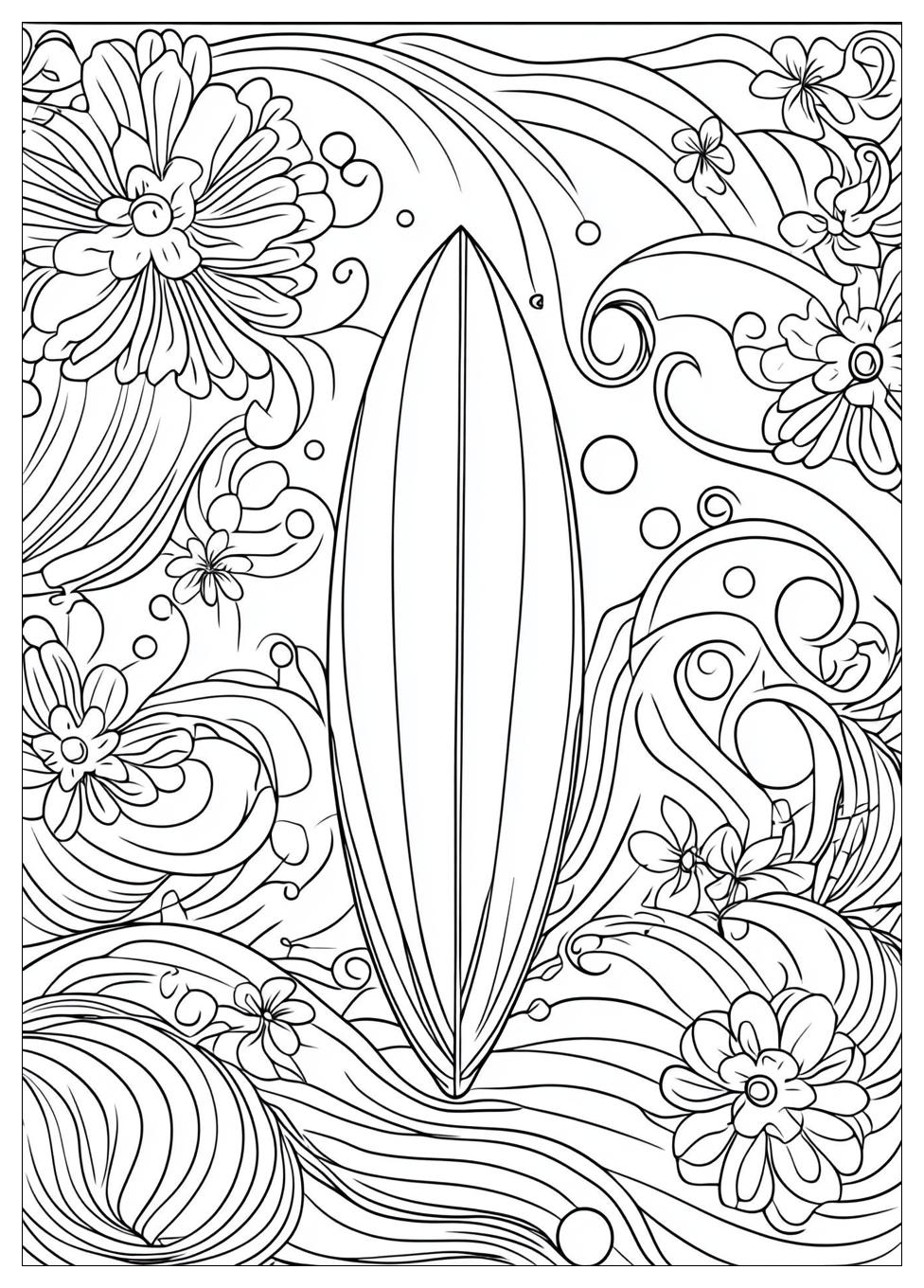 Free Printable Surfing Coloring Pages 17 Surfing Coloring Pages-17