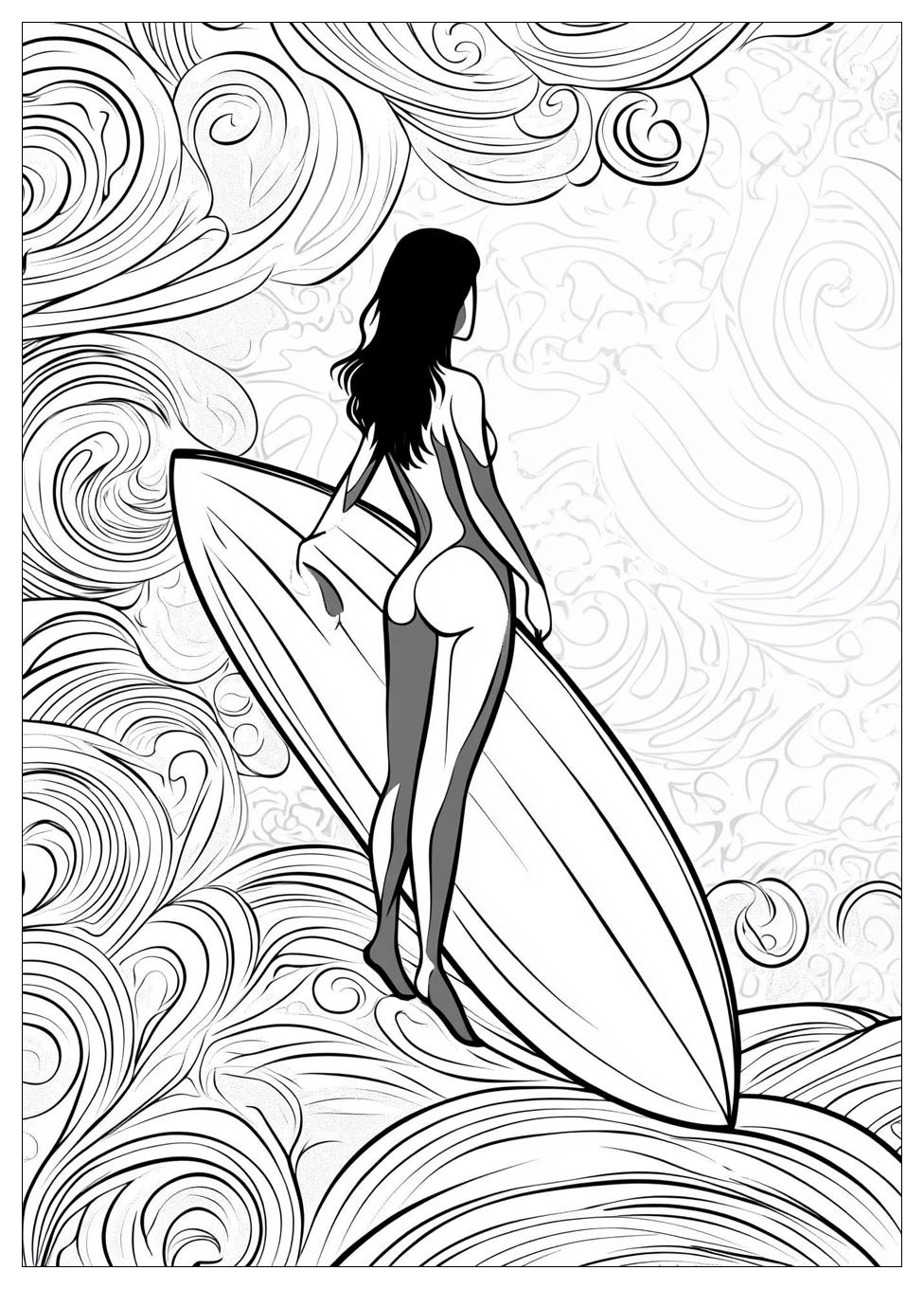 Free Printable Surfing Coloring Pages 20 Surfing Coloring Pages-20