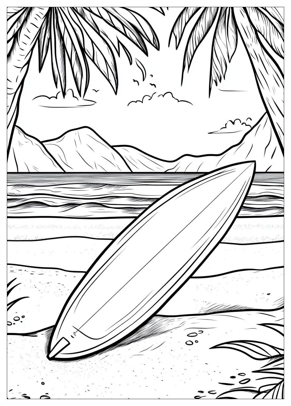 Free Printable Surfing Coloring Pages 5 Surfing Coloring Pages-5