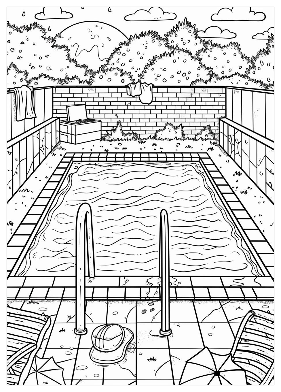 Swimming Pool Coloring Pages-10