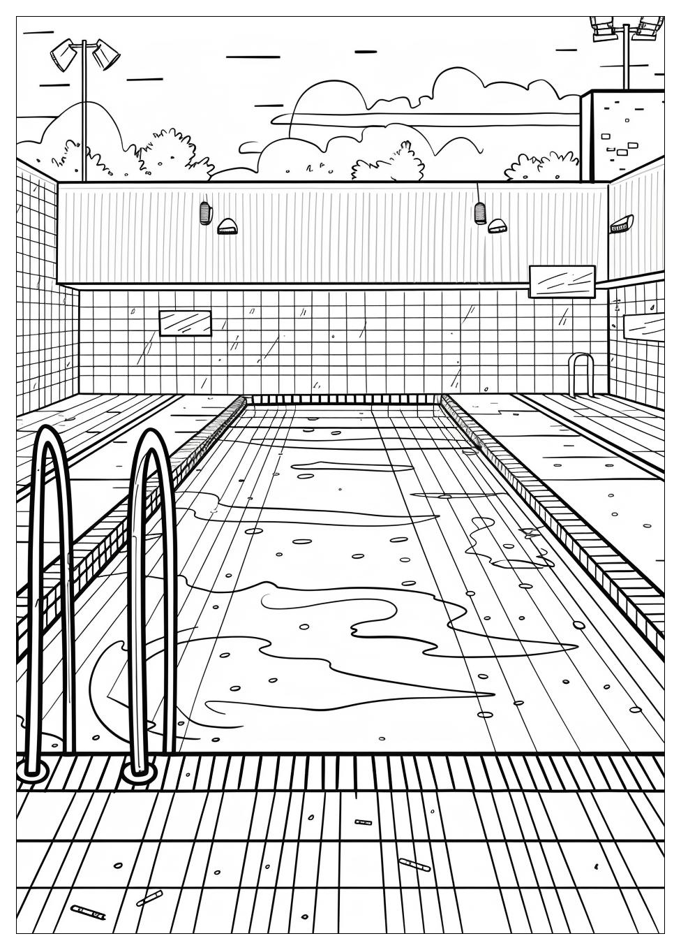 Swimming Pool Coloring Pages-12