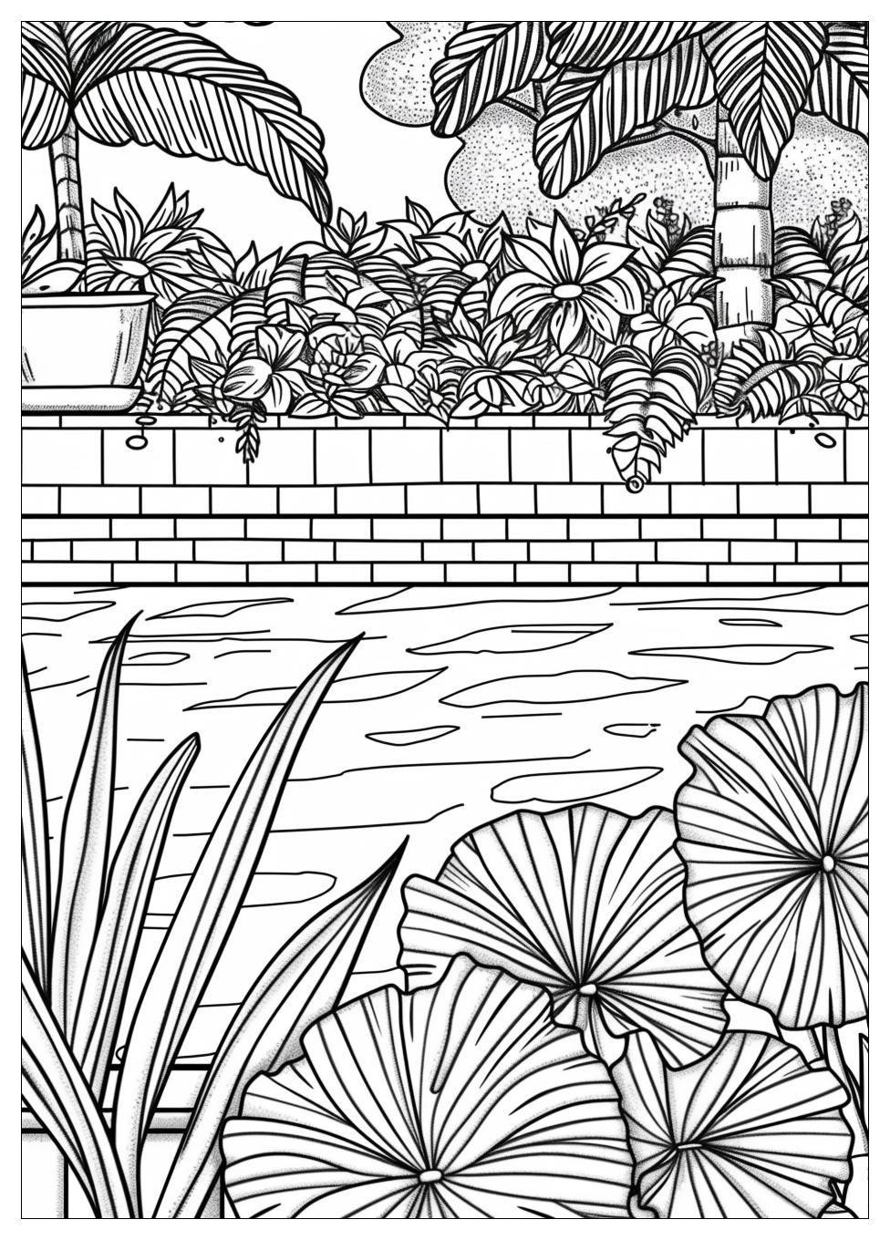 Swimming Pool Coloring Pages-14