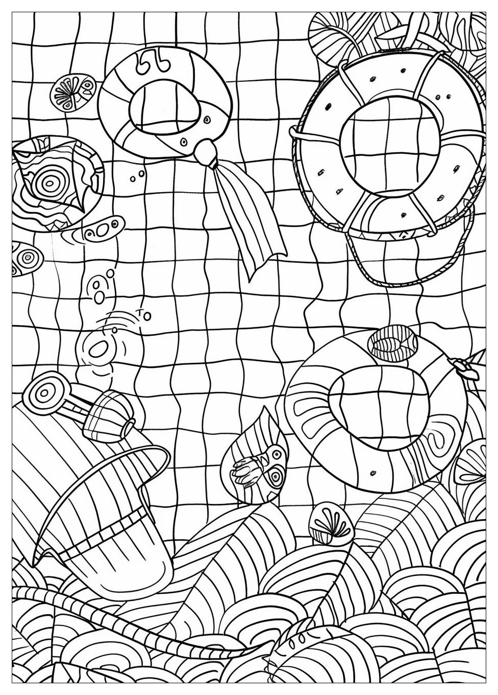 Swimming Pool Coloring Pages-16