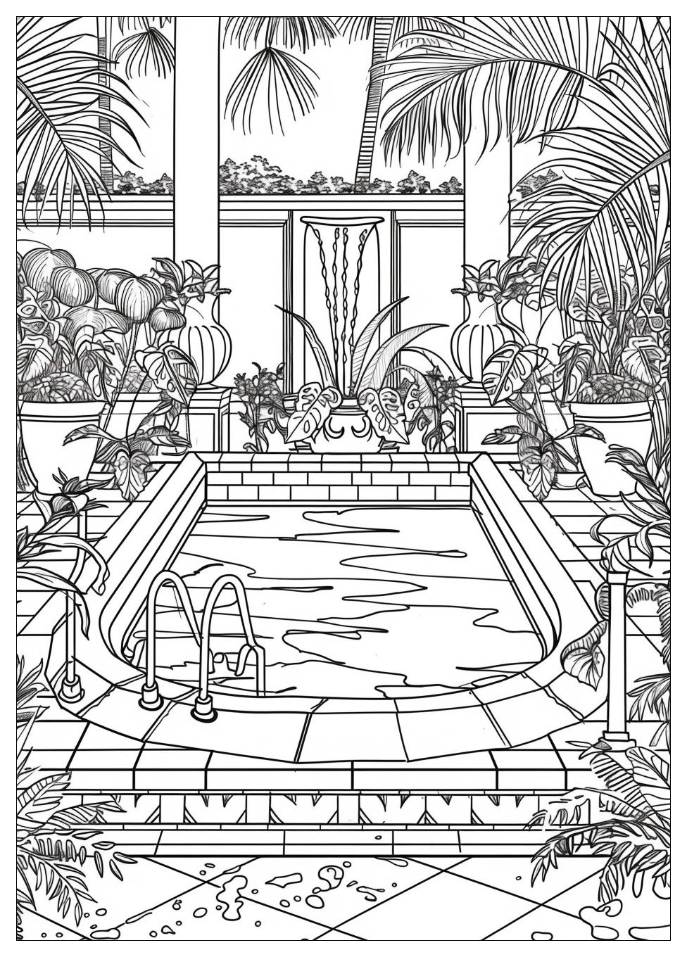 Swimming Pool Coloring Pages-19
