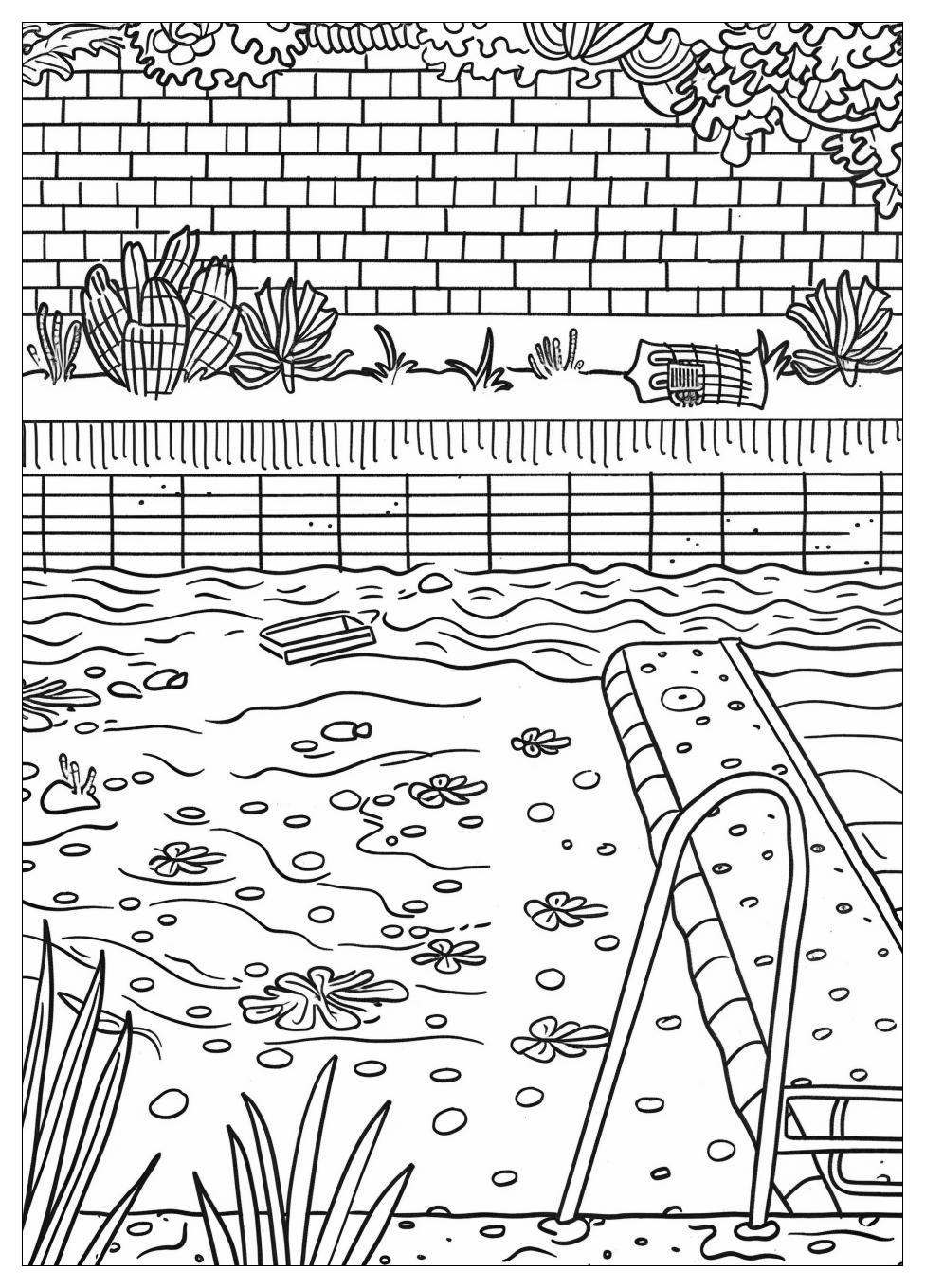 Swimming Pool Coloring Pages-2