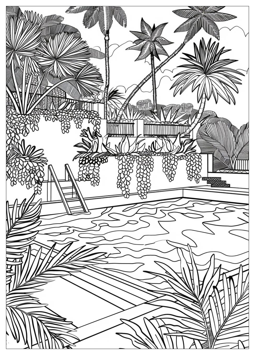 Swimming Pool Coloring Pages-20
