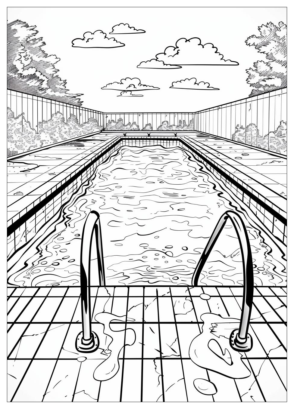 Swimming Pool Coloring Pages-3
