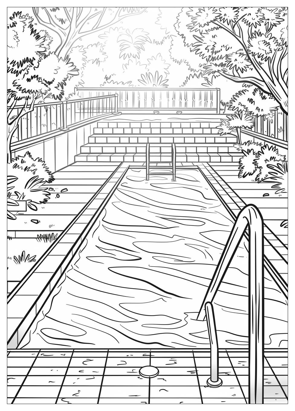 Swimming Pool Coloring Pages-5