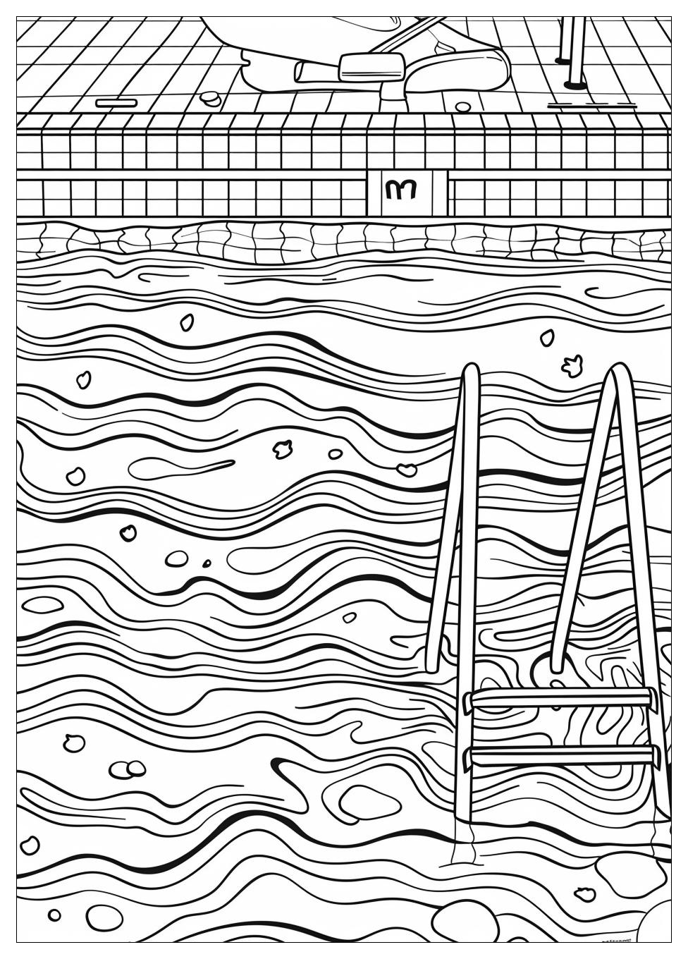 Swimming Pool Coloring Pages-7