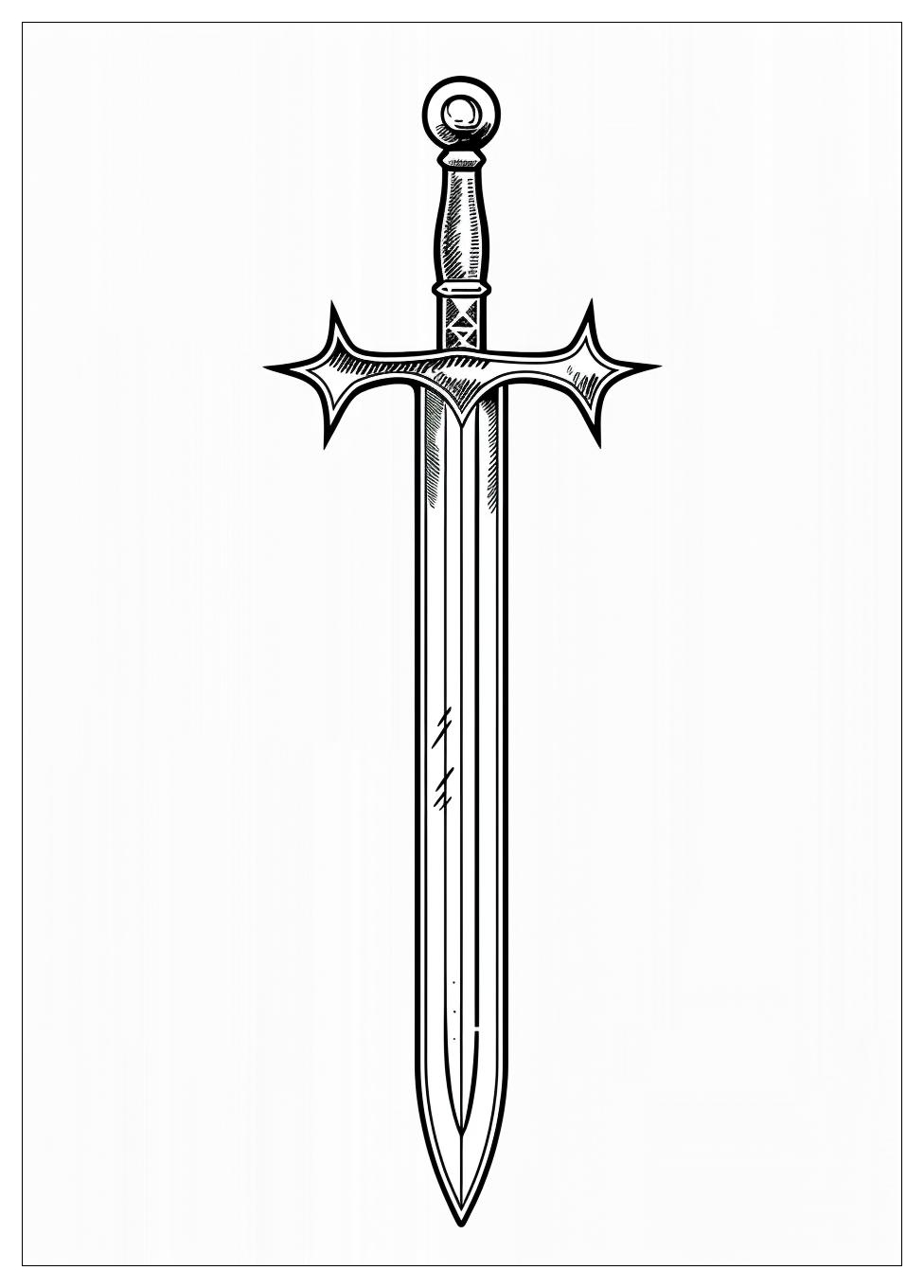 Sword Coloring Pages-1