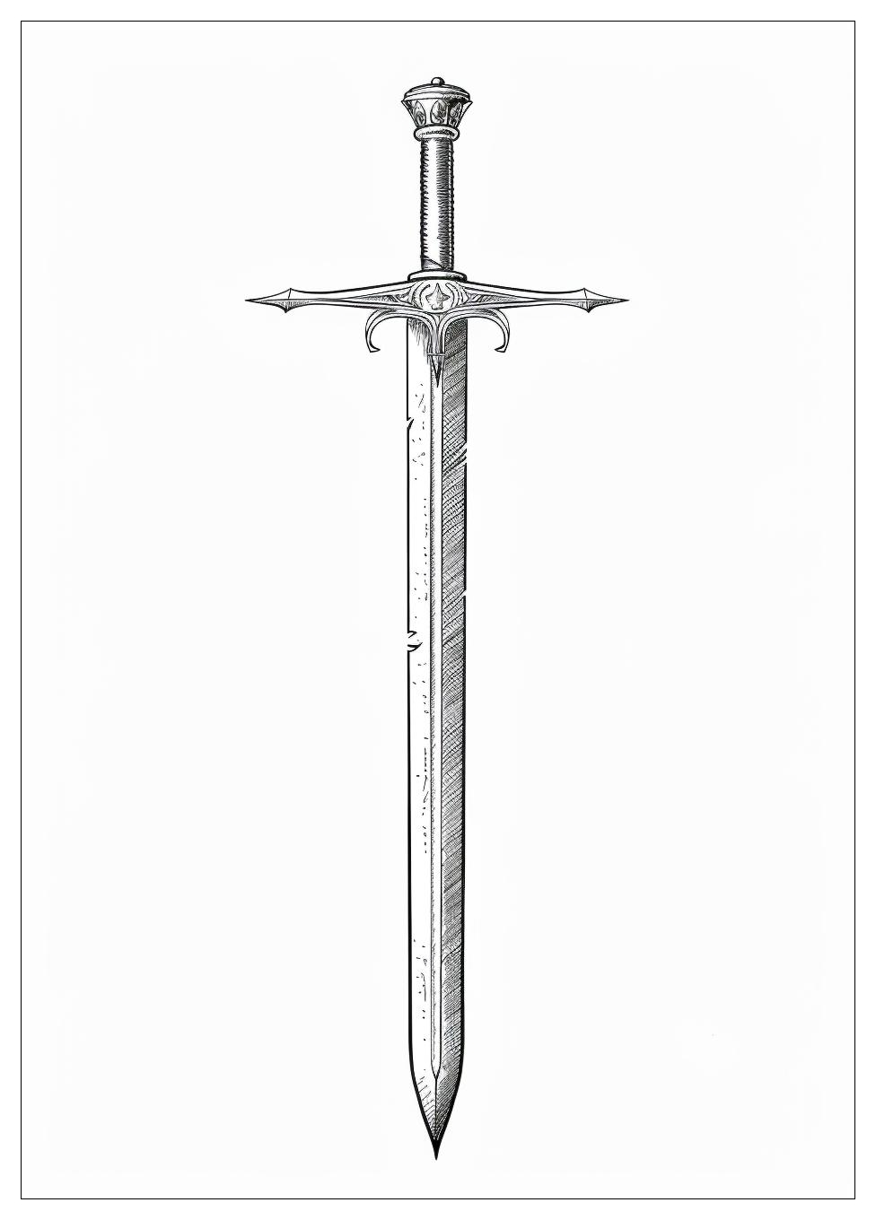 Sword Coloring Pages-10