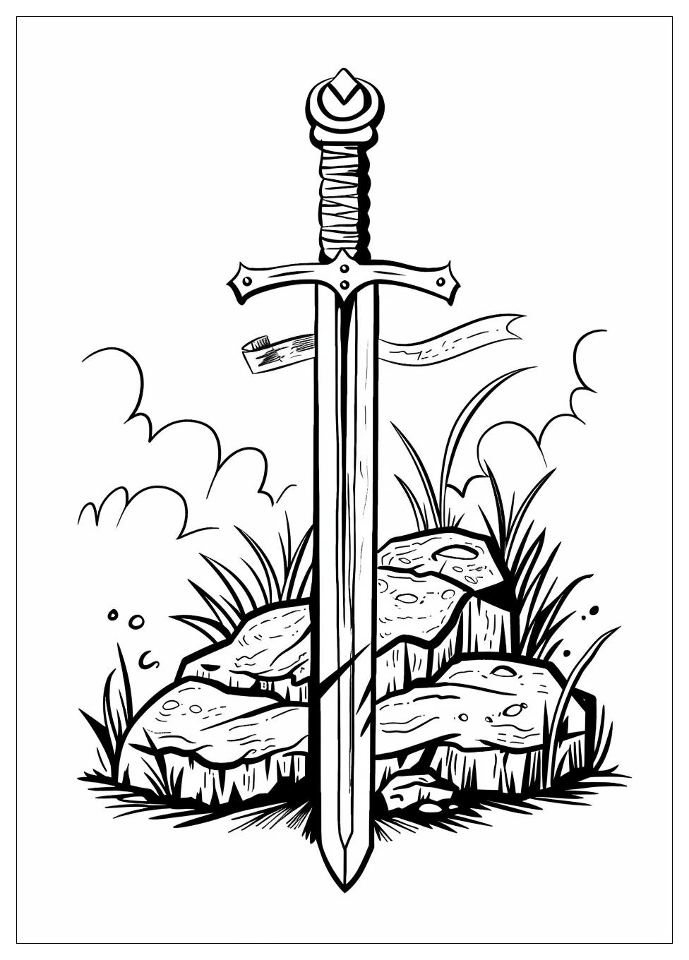 Sword Coloring Pages-11