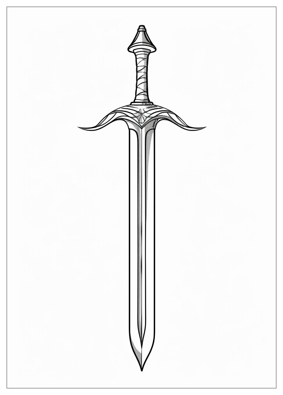 Sword Coloring Pages-12