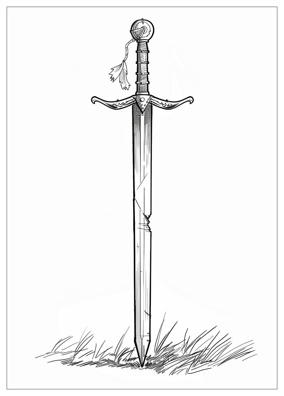 Sword Coloring Pages-13