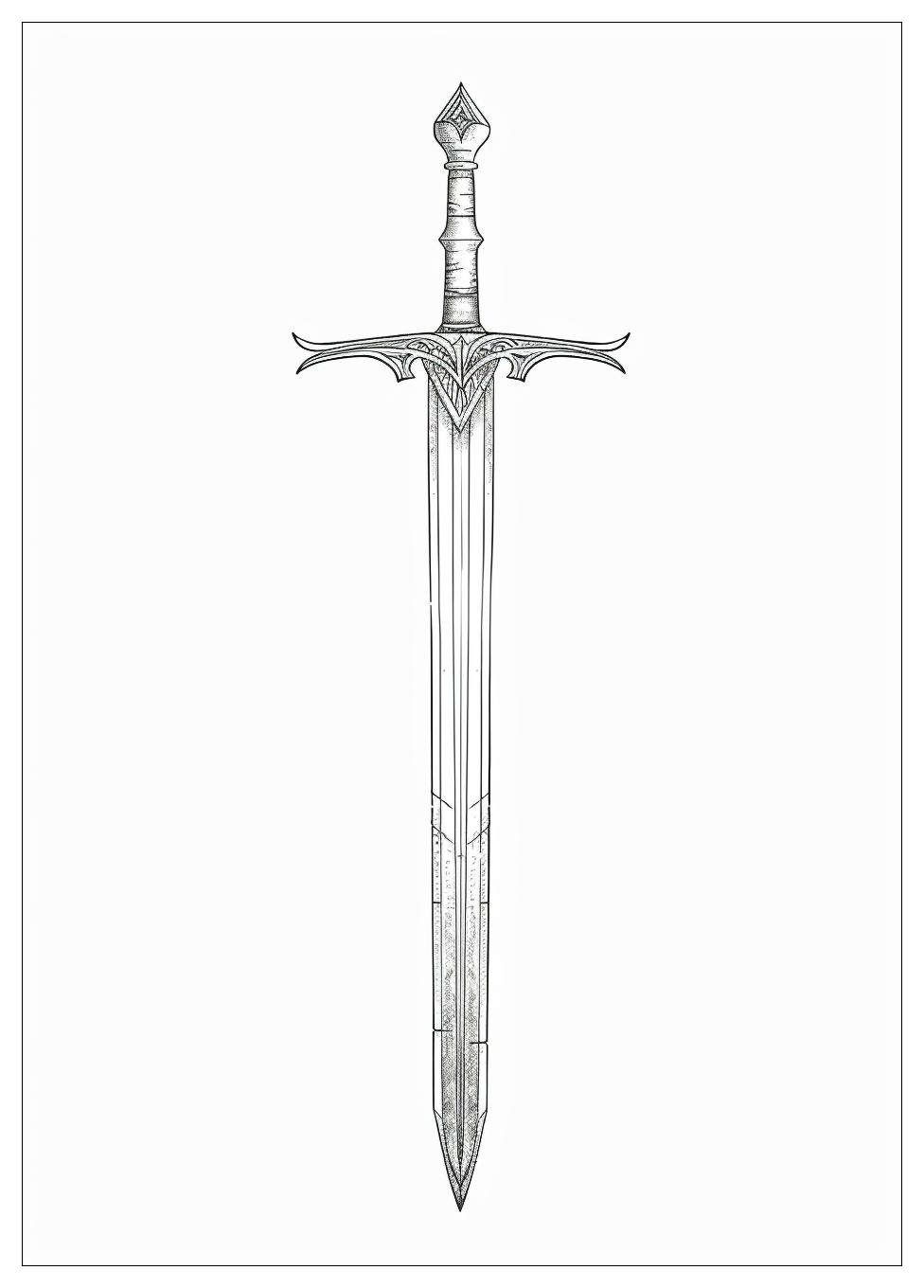 Sword Coloring Pages-16
