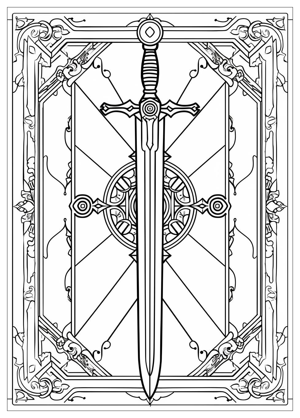 Sword Coloring Pages-18