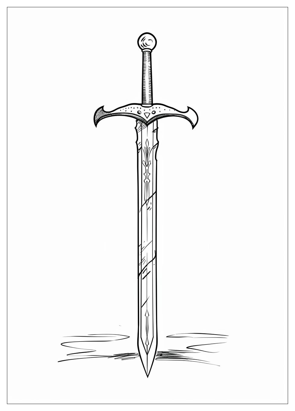 Sword Coloring Pages-4
