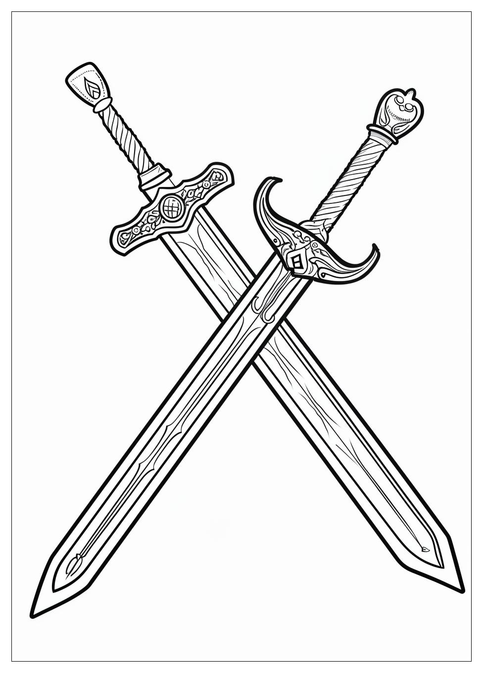 Sword Coloring Pages-5