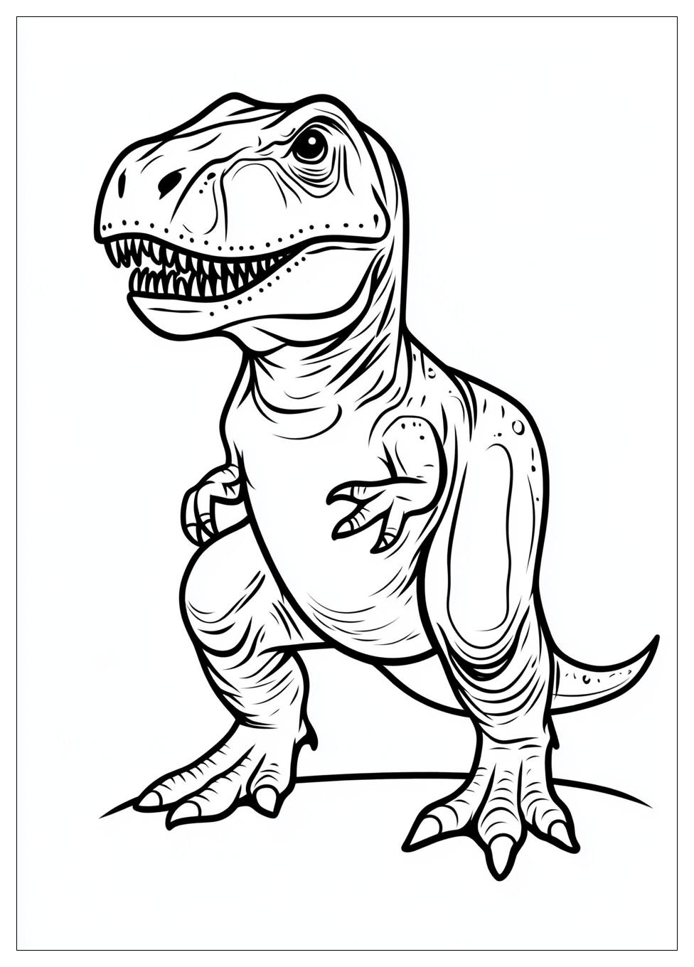 T-Rex Coloring Pages-10
