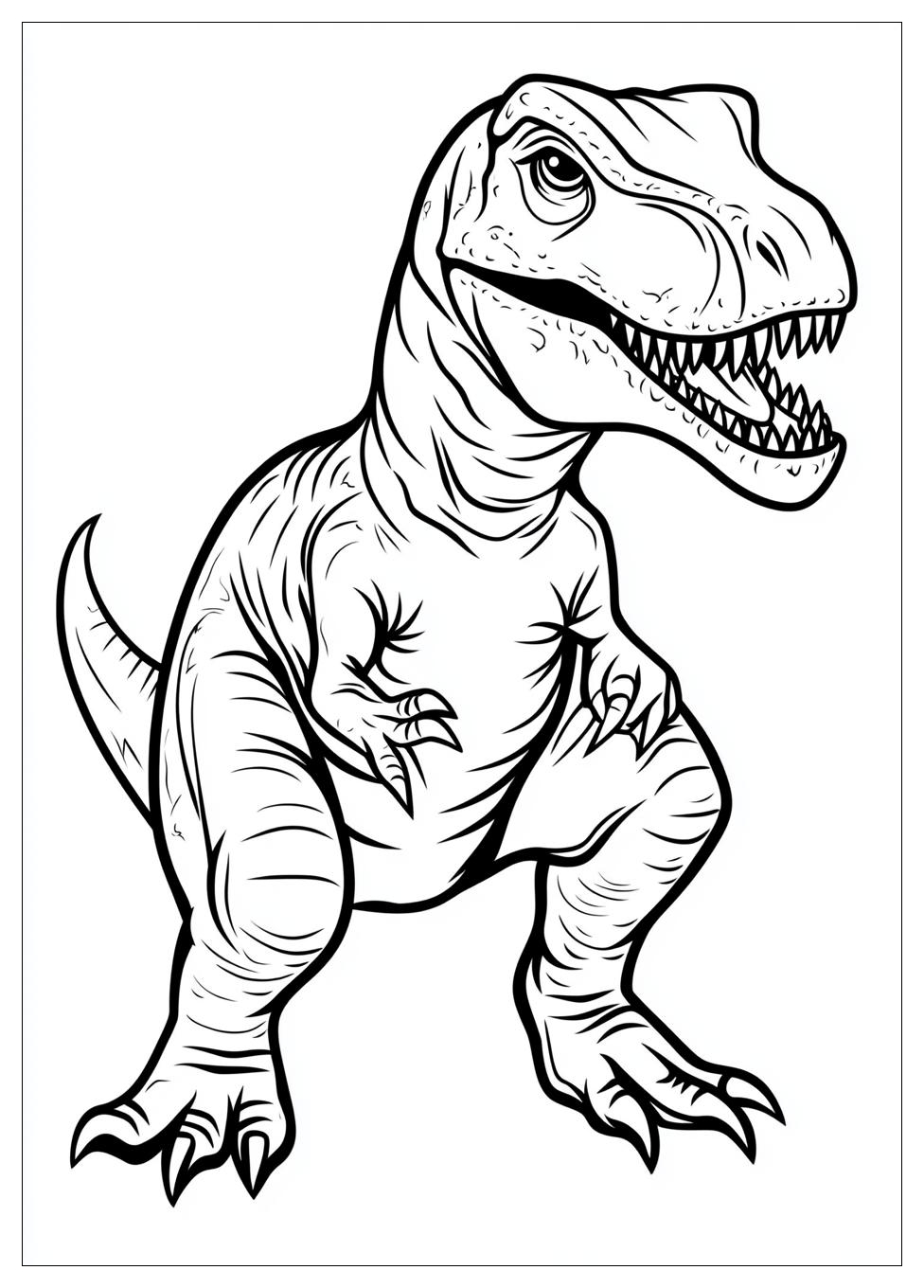 T-Rex Coloring Pages-11