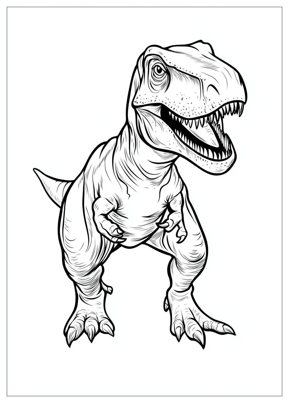 T-Rex Coloring Pages-12