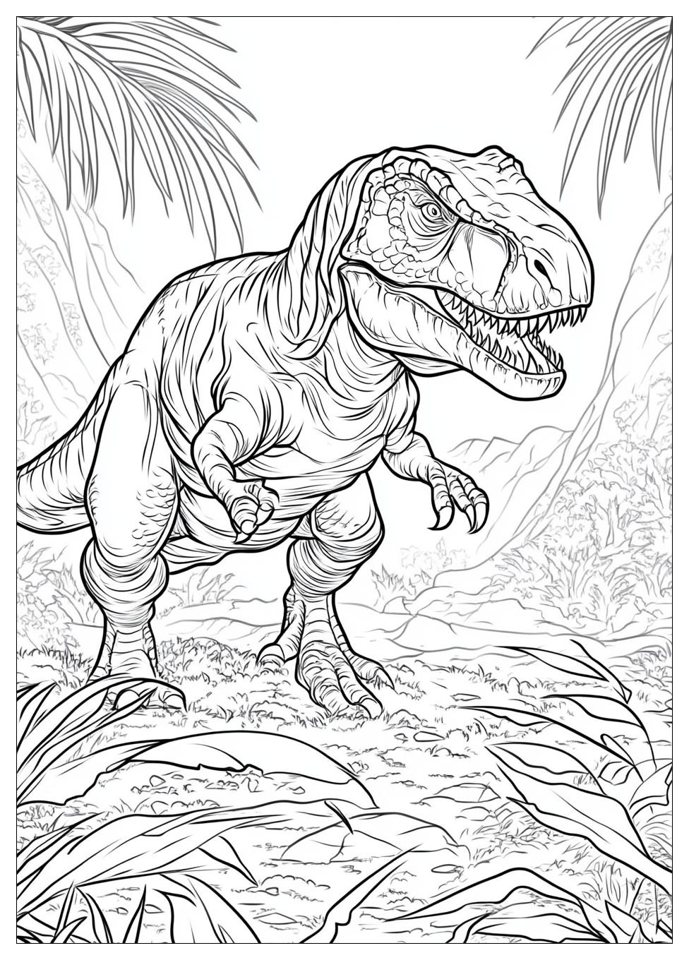 T-Rex Coloring Pages-13